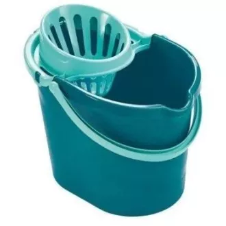 Leifheit 56792 Classic Mop Set Reinigungsset, Zottelmop, Wringmop, Eimer
