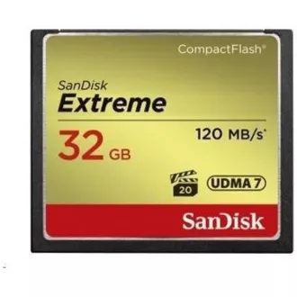 SanDisk Compact Flash 32GB Extreme (R: 120/B: 85 MB/s) UDMA7