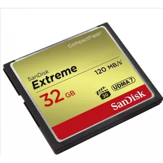 SanDisk Compact Flash 32GB Extreme (R: 120/B: 85 MB/s) UDMA7