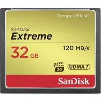 SanDisk Compact Flash 32GB Extreme (R: 120/B: 85 MB/s) UDMA7