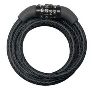 Master Lock Spiral-Kombinations-Fahrradschloss 8143EURDPRO - 1, 2m
