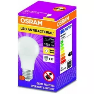 OSRAM LED ANTIBACTERIAL E27 10W/827 CLA75W warm 2700k
