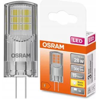 OSRAM LED PIN 30 G4 2, 6W/827 12V warm