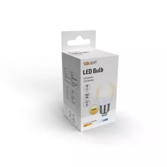 Solight LED-Glühbirne, Miniglobe, 4W, E27, 3000K, 340lm Solight LED-Glühbirne, Miniglobe, 4W, E27, 3000K, 340lm