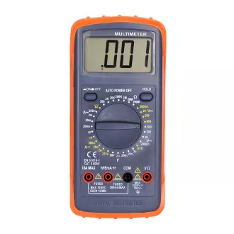 Leichtes Multimeter, max. AC 600V/10A, max. DC 600V/10A, Diodentest, Buzzer, hFE, Kapazität, Widerstand Leichtes Multimeter, max. AC 600V/10A, max. DC 600V/10A, Diodentest, Buzzer, hFE, Kapazität, Widerstand