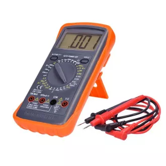 Leichtes Multimeter, max. AC 600V/10A, max. DC 600V/10A, Diodentest, Buzzer, hFE, Kapazität, Widerstand Leichtes Multimeter, max. AC 600V/10A, max. DC 600V/10A, Diodentest, Buzzer, hFE, Kapazität, Widerstand