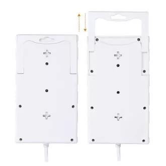 Solight Überspannungsschutz, 8z, USB A C, 2m, weiß Solight Überspannungsschutz, 8z, USB A C, 2m, weiß