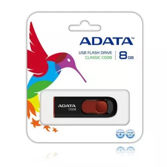 ADATA Flash Disk 8GB C008, USB 2.0 Classic, schwarz ADATA Flash Disk 8GB C008, USB 2.0 Classic, schwarz