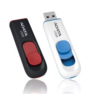 ADATA Flash Disk 16GB C008, USB 2.0 Classic, weiß