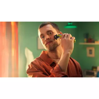 Philips OneBlade QP2821/20 Hybrid-Trimmer für Gesicht und Körper, Trimmen, Formen, Rasieren, verstellbarer Kamm