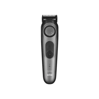 Braun BT7940 Bartschneider, 0,5-20 mm, wiederaufladbar, 4 Aufsätze   Gillette, grau