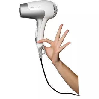 Braun Satin Hair 5 HD580 Haartrockner, 2500 W, 2 Geschwindigkeiten, 3 Temperaturen, Aufhängeöse, weiß Braun Satin Hair 5 HD580 Haartrockner, 2500 W, 2 Geschwindigkeiten, 3 Temperaturen, Aufhängeöse, weiß