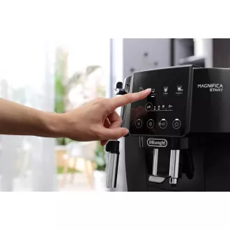 DeLonghi ECAM 220.21.B Magnifica Start Kaffeevollautomat, 1450 W, 15 bar, integriertes Mahlwerk, Dampfdüse, schwarz