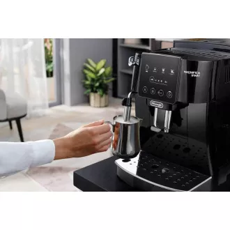 DeLonghi ECAM 220.21.B Magnifica Start Kaffeevollautomat, 1450 W, 15 bar, integriertes Mahlwerk, Dampfdüse, schwarz