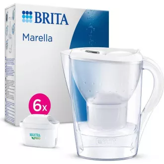 Brita Marella Cool weiß 6 Maxtra Pro All-In-1 Filter-Wasserkocher, 2, 4 l, Filterwechselanzeige, 6x Filterpatrone Brita Marella Cool weiß 6 Maxtra Pro All-In-1 Filter-Wasserkocher, 2, 4 l, Filterwechselanzeige, 6x Filterpatrone