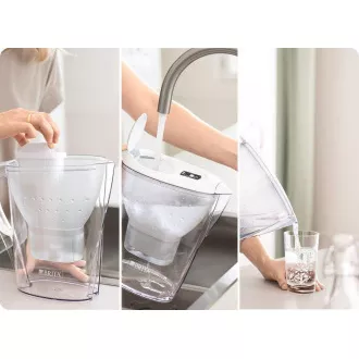 Brita Marella Cool weiß 6 Maxtra Pro All-In-1 Filter-Wasserkocher, 2, 4 l, Filterwechselanzeige, 6x Filterpatrone Brita Marella Cool weiß 6 Maxtra Pro All-In-1 Filter-Wasserkocher, 2, 4 l, Filterwechselanzeige, 6x Filterpatrone