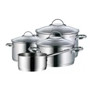 WMF Topfset Provence Plus, 4 Stück, Edelstahl