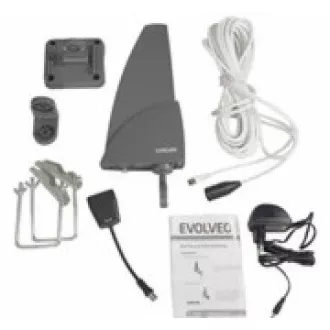 EVOLVEO Shark, aktive Außenantenne DAB /DVB-T2, LTE, 4G, 5G Filter