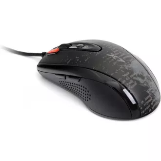 A4tech F5, V-Track Gaming-Maus, bis zu 3000DPI, 160kB Speicher, 7 Tasten, USB, schwarz