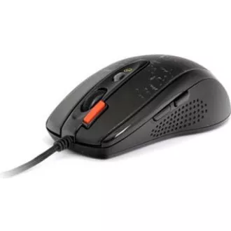 A4tech F5, V-Track Gaming-Maus, bis zu 3000DPI, 160kB Speicher, 7 Tasten, USB, schwarz