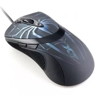 A4tech XL-747H, Gaming-Maus, ANTI-VIBRATE, 3600DPI, Spinnenmotiv blau A4tech XL-747H, Gaming-Maus, ANTI-VIBRATE, 3600DPI, Spinnenmotiv blau