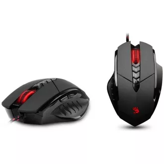 A4tech BLOODY V7 Gaming-Maus, bis zu 3200 DPI, V-Track-Technologie, 160 KB Speicher, USB, CORE 2, Metallpads A4tech BLOODY V7 Gaming-Maus, bis zu 3200 DPI, V-Track-Technologie, 160 KB Speicher, USB, CORE 2, Metallpads