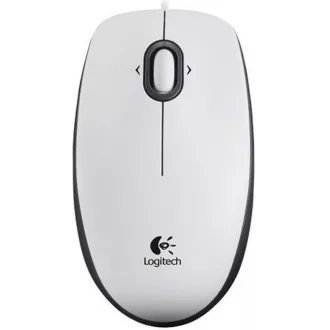 Logitech Maus B100, weiß