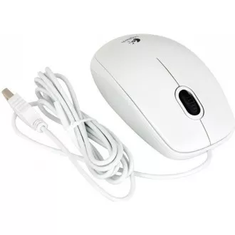 Logitech Maus B100, weiß