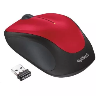 Logitech Wireless Mouse M235, rot