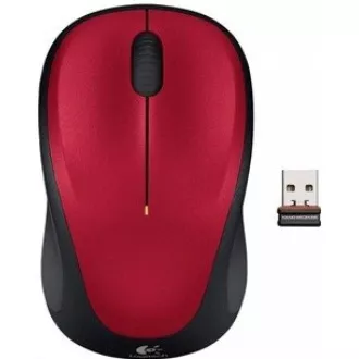 Logitech Wireless Mouse M235, rot