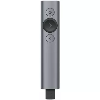 Logitech Presenters Spotlight Plus, kabellos, Bluetooth, dunkelgrau