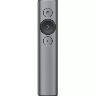 Logitech Presenters Spotlight Plus, kabellos, Bluetooth, dunkelgrau