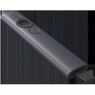 Logitech Presenters Spotlight Plus, kabellos, Bluetooth, dunkelgrau