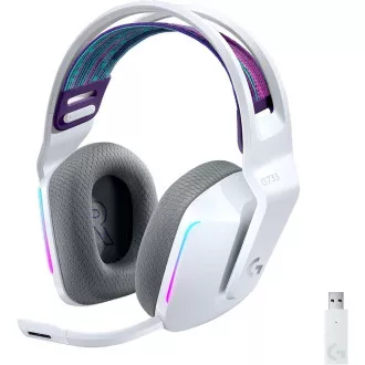 Logitech G733 Gaming-Kopfhörer, LIGHTSPEED Kabelloses RGB-Gaming-Headset, EMEA, weiß Logitech G733 Gaming-Kopfhörer, LIGHTSPEED Kabelloses RGB-Gaming-Headset, EMEA, weiß