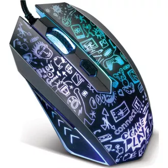 CONNECT IT DOODLE Gaming-Maus CONNECT IT DOODLE Gaming-Maus