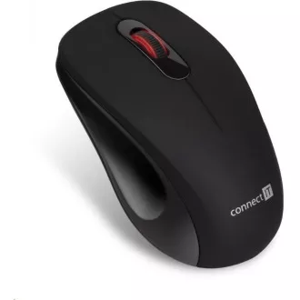 CONNECT IT "MUTE" kabellose optische Silent-Maus, USB, (+ 1x AA-Batterien frei), schwarz