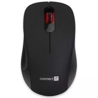 CONNECT IT "MUTE" kabellose optische Silent-Maus, USB, (+ 1x AA-Batterien frei), schwarz