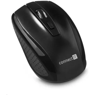 CONNECT IT Kabellose optische Maus (+ 2x AAA Batterien kostenlos), schwarz CONNECT IT Kabellose optische Maus (+ 2x AAA Batterien kostenlos), schwarz