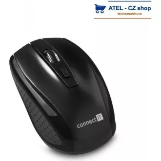 CONNECT IT Kabellose optische Maus (+ 2x AAA Batterien kostenlos), schwarz CONNECT IT Kabellose optische Maus (+ 2x AAA Batterien kostenlos), schwarz