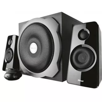 TRUST 2.1 Tytan Subwoofer-Lautsprecherset - schwarz, schwarz TRUST 2.1 Tytan Subwoofer-Lautsprecherset - schwarz, schwarz