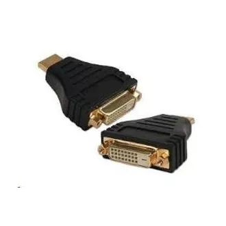 GEMBIRD HDMI Stecker auf DVI Buchse Reduzierkabel (vergoldete Kontakte, schwarz)