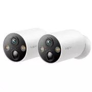 TP-Link Tapo C425 Set 2x Außenkamera C425 (4MP, 2K QHD, 1440p, IR 15m, WiFi, micro SD Karte, IP66)