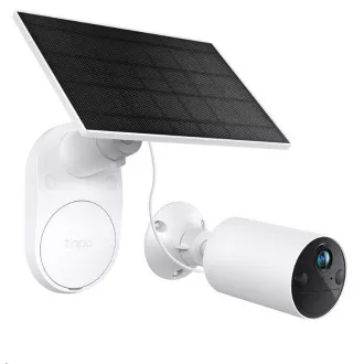 TP-Link Tapo C410 KIT Außenkamera, Solarpanel (3MP, 2K QHD, 1296p, IR 9m, WiFi, micro SD Karte, IP65)