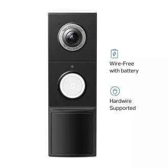 TP-Link Tapo D235 Smart Video Türklingel (5MP, 2K, WiFi, IR 10m, microSD)