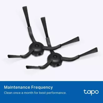 TP-Link Tapo RVA105 Ersatzteilset (1x Bürste, 2x Seitenbürste, 2x HEPA-Filter) für Tapo RV30 Max Plus, Tapo RV20 Max Plus
