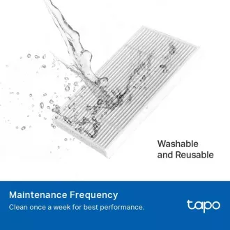 TP-Link Tapo RVA105 Ersatzteilset (1x Bürste, 2x Seitenbürste, 2x HEPA-Filter) für Tapo RV30 Max Plus, Tapo RV20 Max Plus