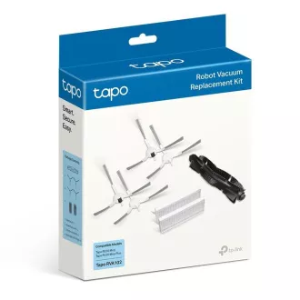 TP-Link Tapo RVA105 Ersatzteilset (1x Bürste, 2x Seitenbürste, 2x HEPA-Filter) für Tapo RV30 Max Plus, Tapo RV20 Max Plus