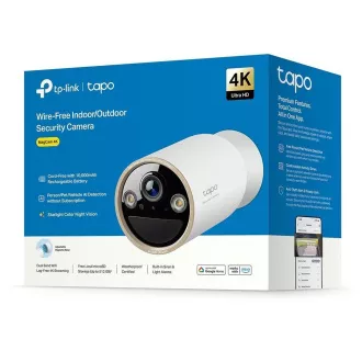 TP-Link Tapo C460 Außenkamera (8MP, 4K, 2160p, IR 15m, WiFi, micro SD-Karte, IP66)