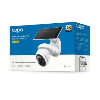 TP-Link Tapo C660 KIT Außenkamera, Solarpanel (8MP, 4K, 2160p, IR 12m, WiFi, micro SD Karte, IP65)