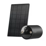TP-Link Tapo C411 KIT Außenkamera, Solarpanel (3MP, 2K QHD, 1296p, IR 9m, WiFi, micro SD Karte, IP65)